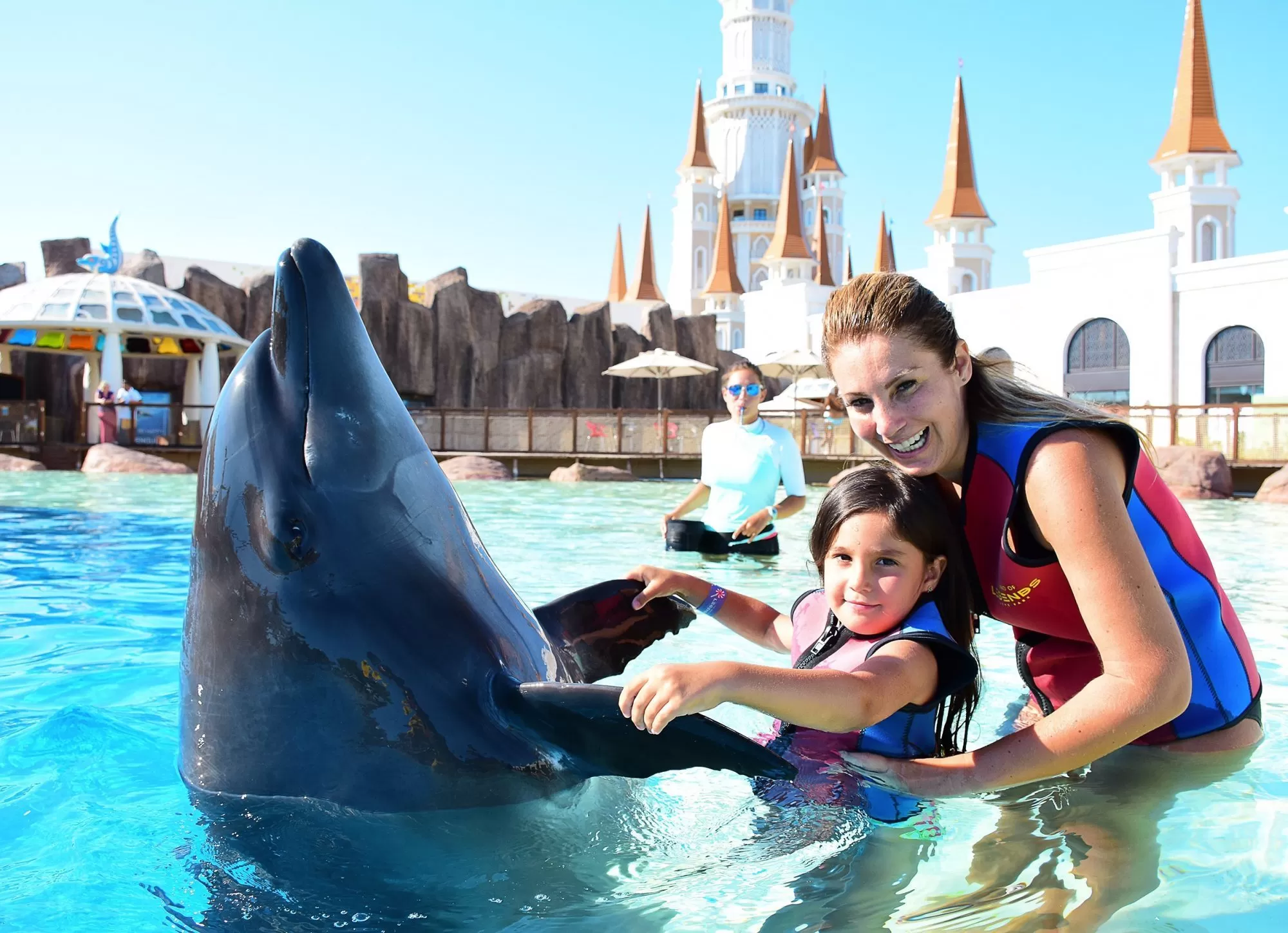 The land of legends dolphin show |